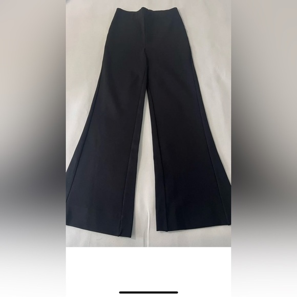 Piper Women's Black Bell Bottoms Stretchy High Waist Flare Leg Work Pants Sz S - Picture 8 of 12